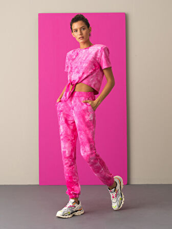 Xint Fuşya Regular Fit Sweat Pantolon