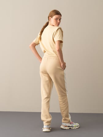 Xint Ekru Regular Fit Sweat Pantolon