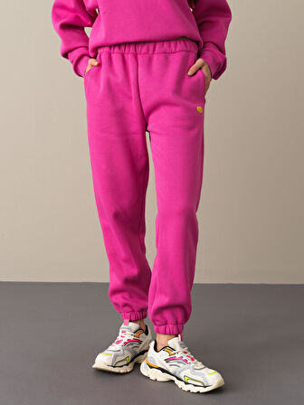 Xint Fuşya Basic Sweat Pantolon