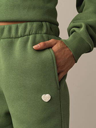 Xint Yeşil Basic Sweat Pantolon