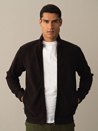 Xint Siyah Regular Fit Sweatmont