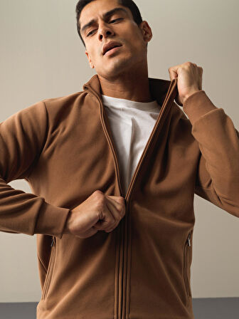 Xint Camel Regular Fit Sweatmont