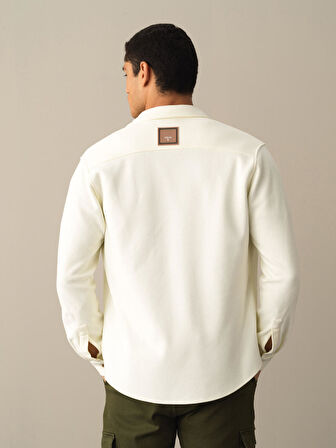 Xint Ekru Fit Cepli Gömlek Ceket