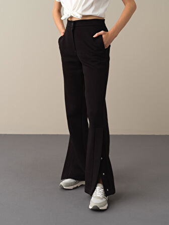 Xint Siyah Regular Fit Sweat Pantolon