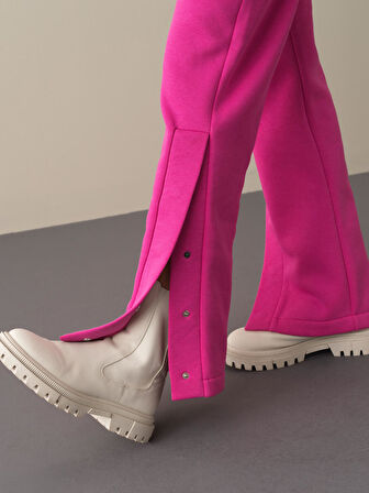 Xint Fuşya Regular Fit Sweat Pantolon