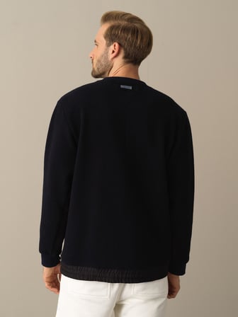 Xint Lacivert Regular Fit Polar Sweatshirt