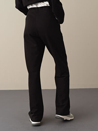 Xint Siyah Oversize Sweat Pantolon