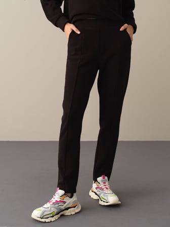 Xint Siyah Regular Fit Sweat Pantolon