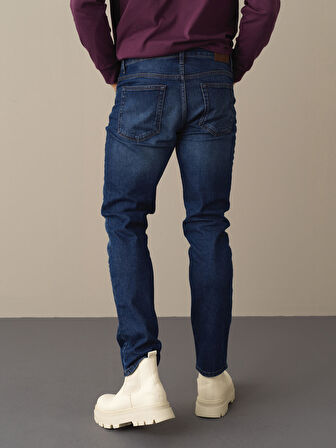 Xint Mavi Pamuklu Slim Fit Denim Pantolon