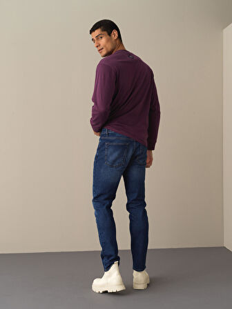 Xint Mavi Pamuklu Slim Fit Denim Pantolon