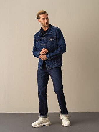 Xint Mavi Regular Fit Denim Ceket