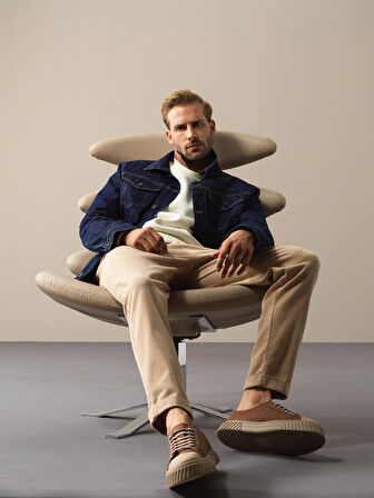 Xint Lacivert Regular Fit Denim Ceket