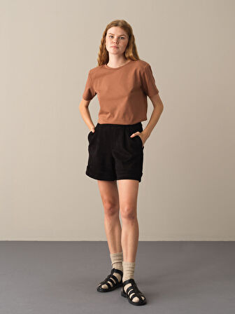 Xint Camel Regular Fit Vatkalı Tişört