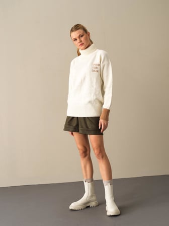 Xint Ekru Big Oversize Kazak