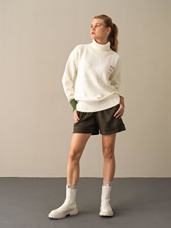 Xint Ekru Big Oversize Kazak