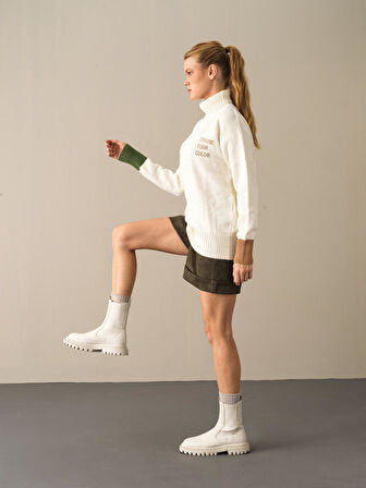 Xint Ekru Big Oversize Kazak