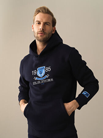 Xint Lacivert Regular Fit Sweatshirt