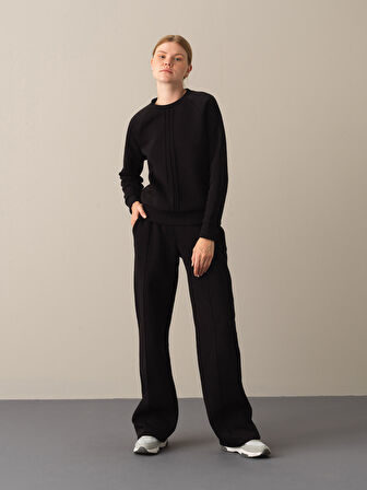 Xint Siyah Regular Fit Sweatshirt