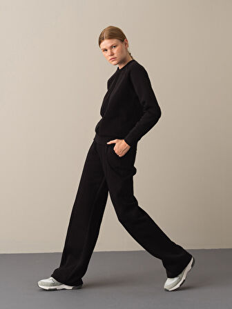 Xint Siyah Regular Fit Sweatshirt