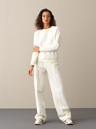 Xint Ekru Regular Fit Sweatshirt