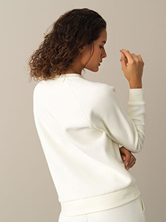 Xint Ekru Regular Fit Sweatshirt