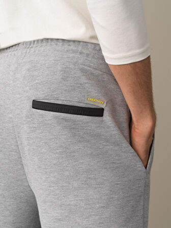 Xint Gri Regular Fit Kargo Cep Pantolon