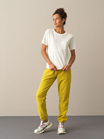 Xint Ekru Regular Fit Tişört