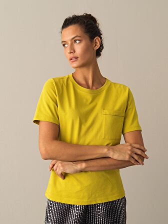 Xint Sarı Regular Fit Tişört