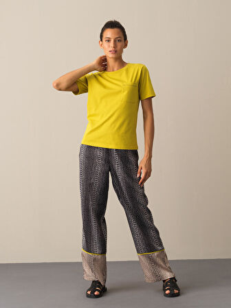 Xint Sarı Regular Fit Tişört