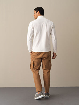 Xint Beyaz Polo Yaka Fit Basic Tişört