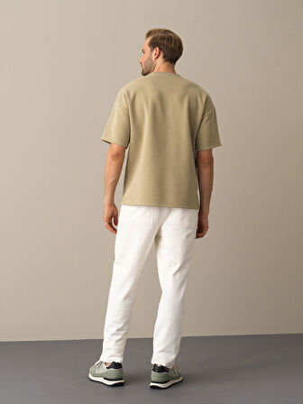 Xint Yeşil Oversize Baskılı Sweatshirt