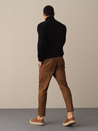 Xint Siyah Pamuklu Regular Fit Kazak