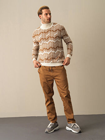 Xint Ekru Regular Fit Kazak