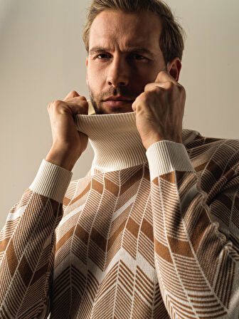 Xint Ekru Regular Fit Kazak