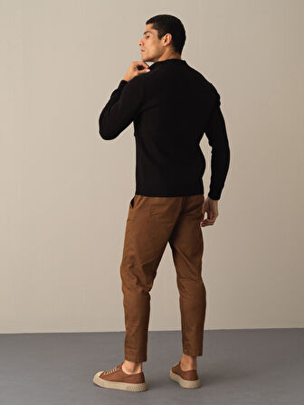 Xint Siyah Oversize Cep Detaylı Hırka