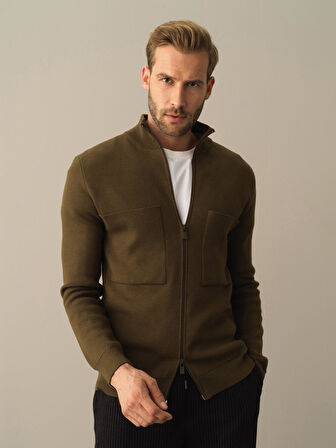 Xint Haki Oversize Cep Detaylı Hırka