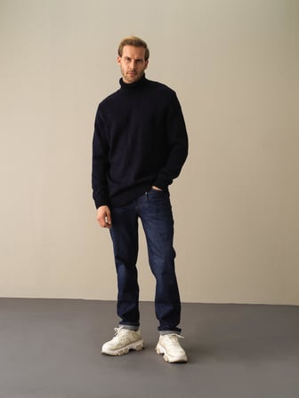 Xint Lacivert Regular Fit Kazak
