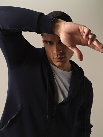 Xint Lacivert Regular Fit Sweatmont