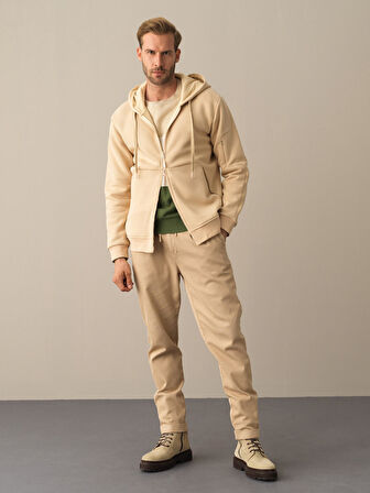 Xint Bej Regular Fit Sweatmont