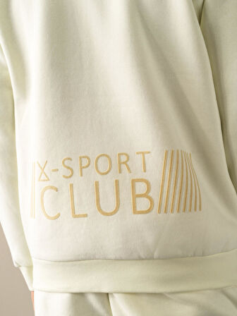 Xint Ekru Regular Fit Sweatmont