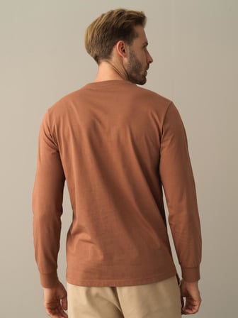 Xint Camel %100 Pamuk Regular Fit Tişört