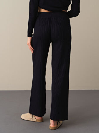 Xint Lacivert Oversize Triko Pantolon