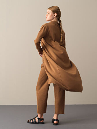 Xint Camel Oversize Triko Pantolon