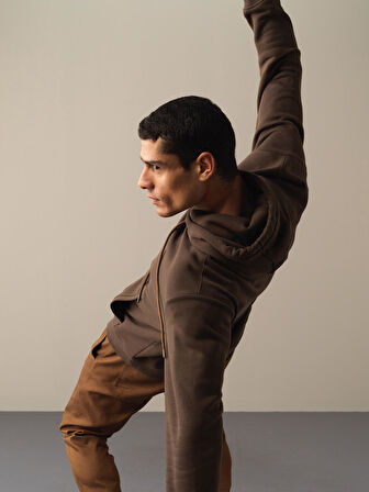 Xint Kahverengi Oversize Basic Sweatshirt