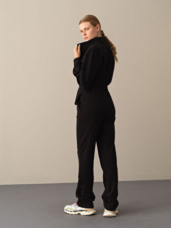 Xint Siyah Regular Fit Tulum