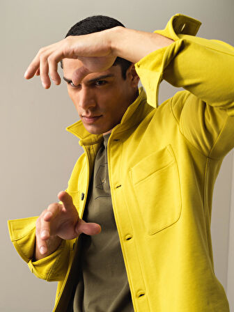 Xint Sarı Regular Fit Gömlek Ceket