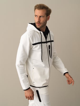 Xint Beyaz Regular Fit Sweatmont