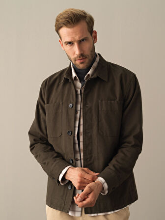 Xint Camel Regular Fit Gömlek Ceket