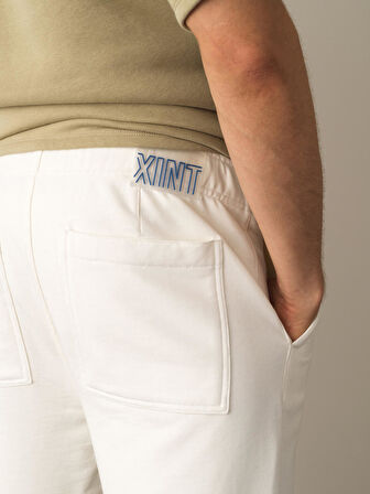 Xint Beyaz Regular Fit Jogger Pantolon