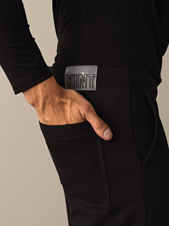 Xint Siyah Regular Fit Jogger Pantolon